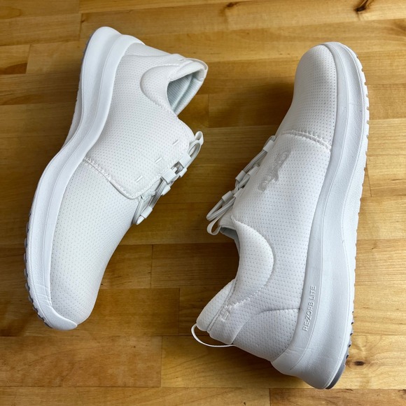 Ryka Sneakers Renew Slip On Brilliant White Shoes Comfort Bungee Laces Size 8.5 - Picture 7 of 11